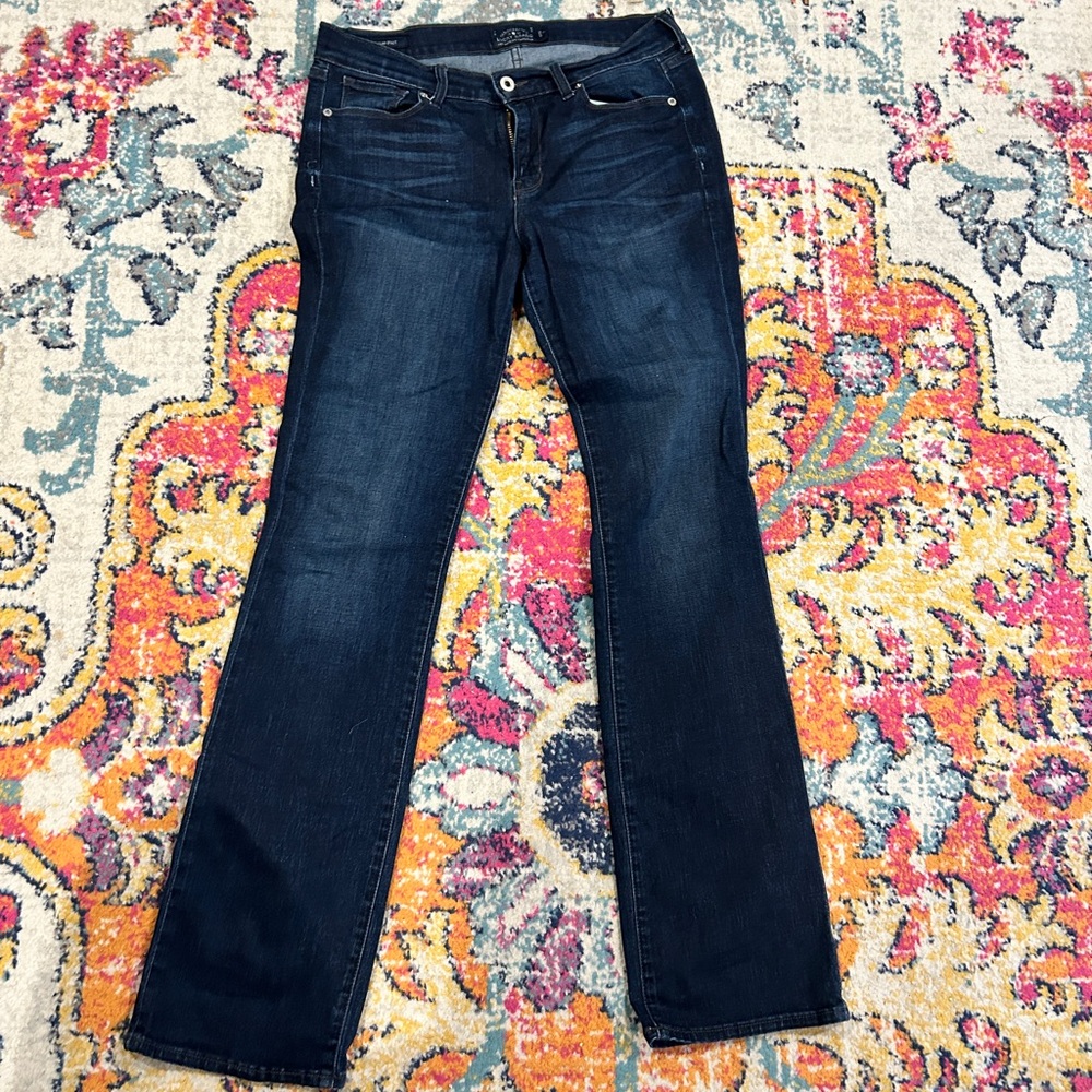 Lucky Brand Brooke Slim Boot Cut Dark Wash Jeans